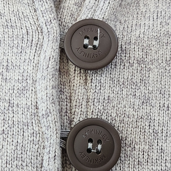 MCKINLEY women's Shawl collar Pullover Sweater Size XL Gray - Picture 7 of 12